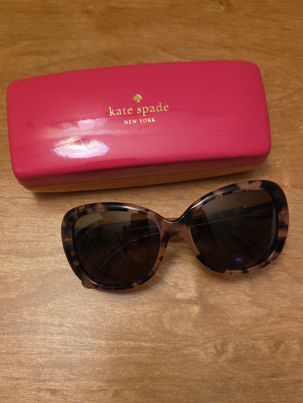 kate spade Brown Tortoiseshell Oversized Sun Readers Sunglasses